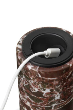 New Works Kizu Portable Bordlampe - Brun Marmor -Lightup Butikk Kizu Portable bordlampe Brun Marmor Bordlamper New Works Nes 21714 6