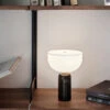 New Works Kizu Portable Bordlampe - Svart Marmor