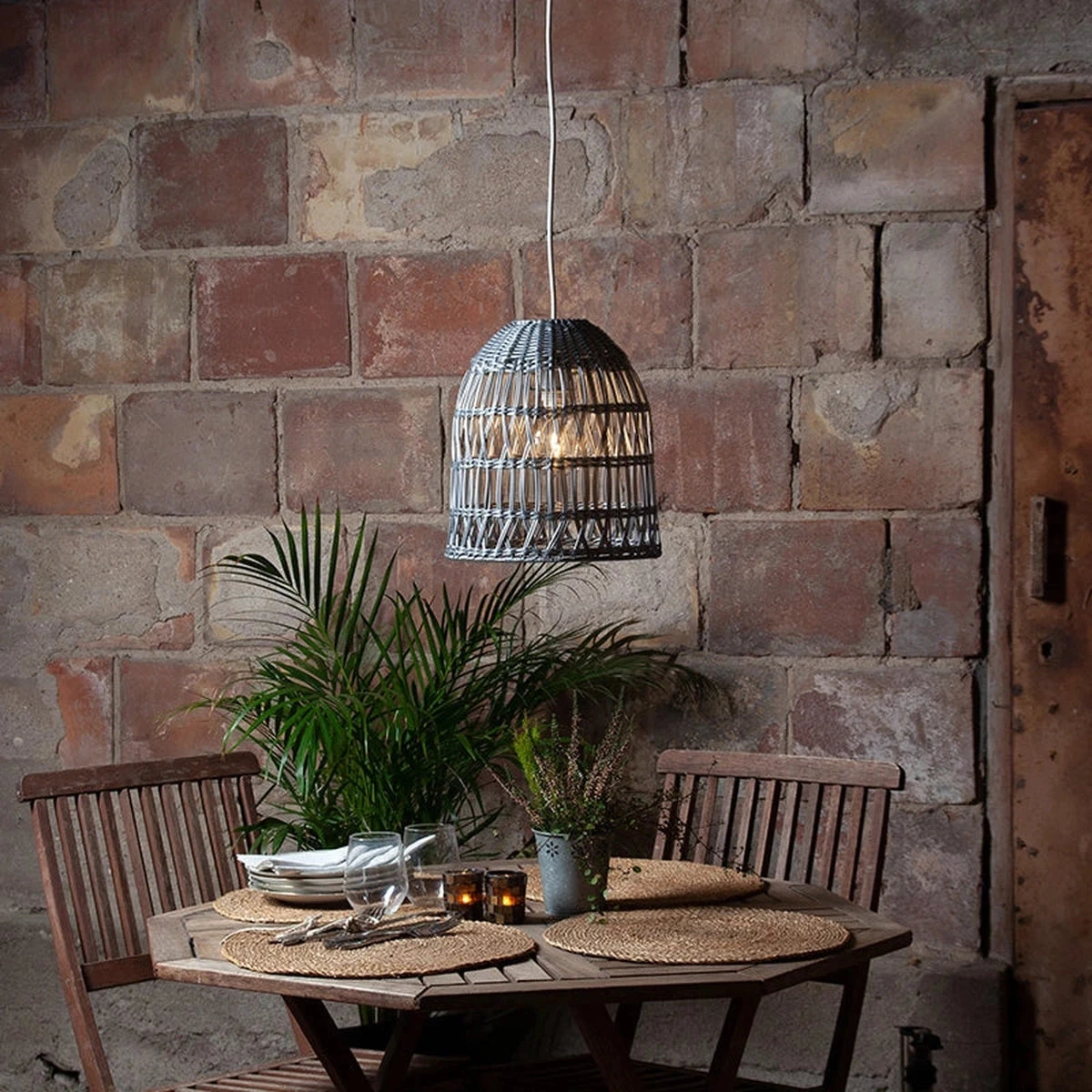 Star Trading Knute Utendørs Lampeskjerm 30 Cm IP44 - Grå 3 Star Trading Knute Utendørs Lampeskjerm 30 Cm IP44 - Grå