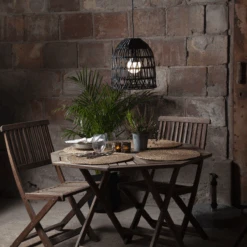 Star Trading Knute Utendørs Lampeskjerm 30 Cm IP44 - Svart