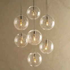 Krystallball 7 Lys - Soda -Lightup Butikk Krystallball 7 lys Soda Takpendler Hadeland Glassverk Hak 1209334 KRYSTALLBALL 7 SODA 1 4