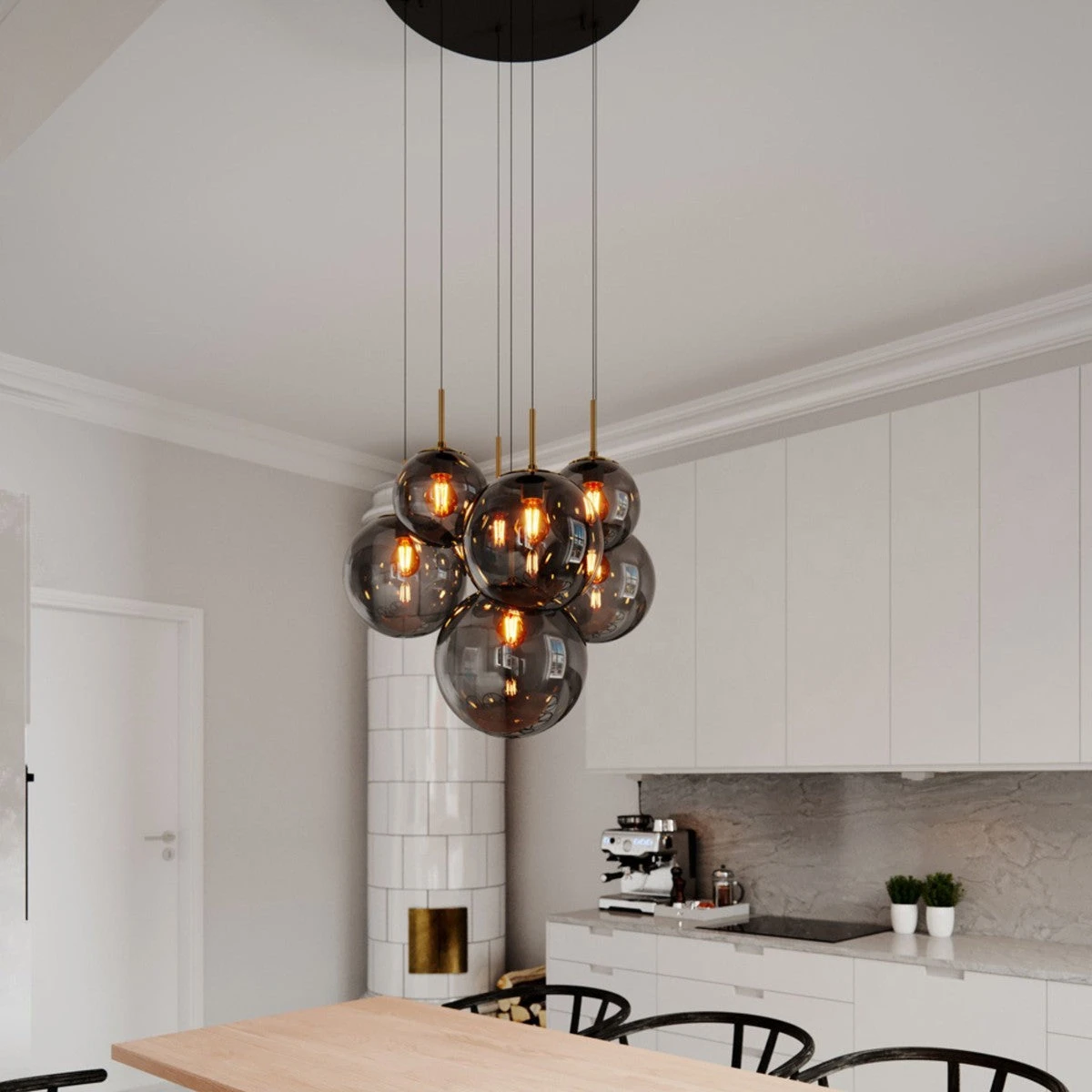 By Rydens Laura Takpendel 7 Lys Rund 3 By Rydens Laura Takpendel 7 Lys Rund