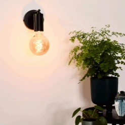 Leanne Vegglampe U/ledning - Svart -Lightup Butikk Leanne vegglampe uledning Svart Vegglamper Lucide LC212210130 3