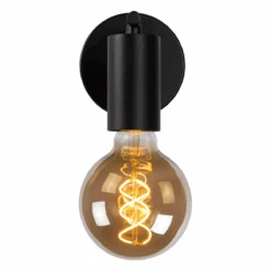 Leanne Vegglampe U/ledning - Svart -Lightup Butikk Leanne vegglampe uledning Svart Vegglamper Lucide LC212210130 4