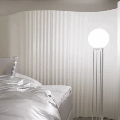 Liberia Gulvlampe - Hvit -Lightup Butikk Liberia gulvlampe Hvit Gulvlamper Orsjo 39630 01S 019 3