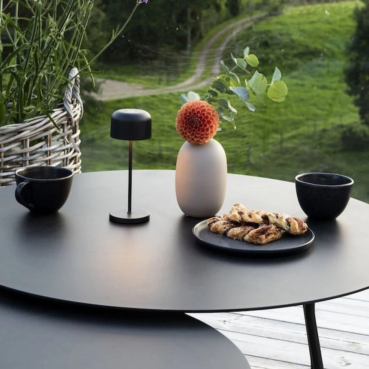 Konstsmide Lille Mini Bordlampe Oppladbar Utendørs IP54 3 Konstsmide Lille Mini Bordlampe Oppladbar Utendørs IP54