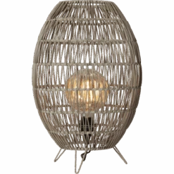 Star Trading Linde Utendørs Gulv Lampeskjerm H46 Cm IP44 - Grå/beige -Lightup Butikk Linde utendors gulv lampeskjerm H46 cm IP44 Grabeige Utebelysning Hagebelysning Star Trading 092 06 3