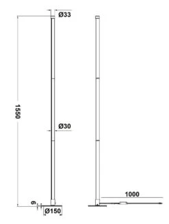 Linq Gulvlampe Med Fjernkontroll Og Appstyring -Lightup Butikk Linq gulvlampe med fjernkontroll og appstyring Gulvlamper NorDesign 370410105 3