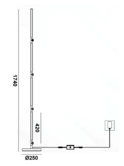 Linq Smart Flesibel Gulv/vegglampe 24W M/fjernkontroll Og Appstyring 25 Linq Smart Flesibel Gulv/vegglampe 24W M/fjernkontroll Og Appstyring -Lightup Butikk Linq smart flesibel gulvvegglampe 24W mfjernkontroll og appstyring Gulvlamper NorDesign 370324105 12