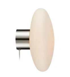 Markslöjd Locus Vegg/taklampe - Opal/Stålfarget - Stål / Opal