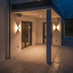 Logs Vegglampe Utendørs 9,5W 3000 Kelvin IP65 13 Logs Vegglampe Utendørs 9,5W 3000 Kelvin IP65 -Lightup Butikk Logs vegglampe utendors 95W 3000 Kelvin IP65 Utebelysning vegg opp og ned Slv slv 232105 4