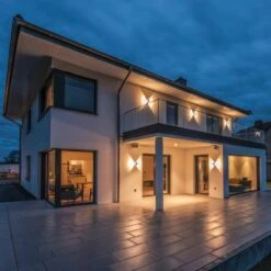 Logs Vegglampe Utendørs 9,5W 3000 Kelvin IP65 15 Logs Vegglampe Utendørs 9,5W 3000 Kelvin IP65 -Lightup Butikk Logs vegglampe utendors 95W 3000 Kelvin IP65 Utebelysning vegg opp og ned Slv slv 232105 6