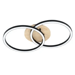 EGLO Lomaltas Smart Connect.z Taklampe Rund 4 X 8W 2700-6500K - Svart/Trefarget