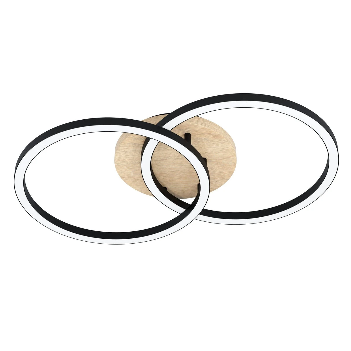 EGLO Lomaltas Smart Connect.z Taklampe Rund 4 X 8W 2700-6500K - Svart/Trefarget 3 EGLO Lomaltas Smart Connect.z Taklampe Rund 4 X 8W 2700-6500K - Svart/Trefarget