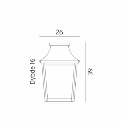 London 497 -Lightup Butikk London 497 Utebelysning vegg veggskjold Norlys 3185573 4