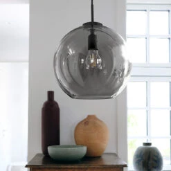 Loop Takpendel 30 Cm - Svart/Røykfarget