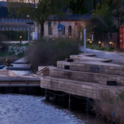 Louis Poulsen Bysted Pullert Mast F/Nedgraving - Corten -Lightup Butikk Louis Poulsen Bysted Pullert Mast FNedgraving Corten Utebelysning pullert Louis Poulsen LP 5747823749 7