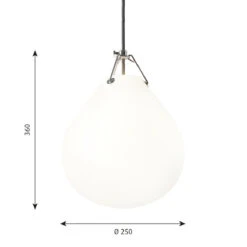 Louis Poulsen Moser Taklampe Ø25 - Hvit - Hvit -Lightup Butikk Louis Poulsen Moser taklampe O25 Hvit Hvit Takpendler Louis Poulsen LP 5741086304 4