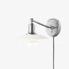 Louis Poulsen PH 2/1 Vegglampe Hvitt Opalt Glass - Krom / Opal