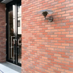 Louis Poulsen PH Utendørs Vegglampe - Børstet Kobber -Lightup Butikk Louis Poulsen PH utendors vegglampe Borstet kobber Utebelysning vegg klassisk Louis Poulsen LP 5743142880 6