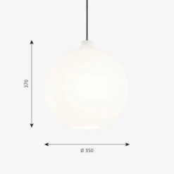 Louis Poulsen Wohlert Taklampe Ø35 - Opal -Lightup Butikk Louis Poulsen Wohlert taklampe O35 Opal Takpendler Louis Poulsen LP 5741086993 4