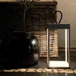 Lucerna Lanterne/lykt 30 Cm IP65 - Hvit -Lightup Butikk Lucerna lanternelykt 30 cm IP65 Hvit Utebelysning Hagebelysning LOOM Design LF 802 001 6