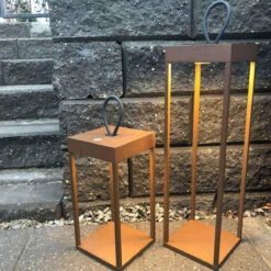 Lucerna Lanterne/lykt 50cm IP65 - Corten -Lightup Butikk Lucerna lanternelykt 50cm IP65 Corten Utebelysning Hagebelysning LOOM Design LF 802 006 3