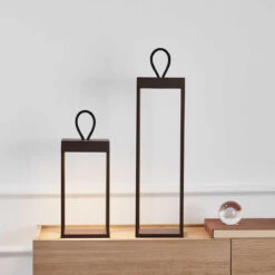 Lucerna Lanterne/lykt 50cm IP65 - Corten -Lightup Butikk Lucerna lanternelykt 50cm IP65 Corten Utebelysning Hagebelysning LOOM Design LF 802 006 4