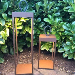 Lucerna Lanterne/lykt 50cm IP65 - Corten -Lightup Butikk Lucerna lanternelykt 50cm IP65 Corten Utebelysning Hagebelysning LOOM Design LF 802 006 7