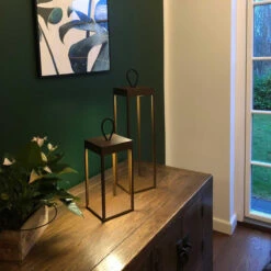 Lucerna Lanterne/lykt 50cm IP65 - Corten -Lightup Butikk Lucerna lanternelykt 50cm IP65 Corten Utebelysning Hagebelysning LOOM Design LF 802 006 9