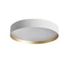 Lucia Taklampe 45 Cm 24 Watt Dimbar - Hvit/Gull Farget