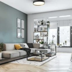 Lucia Taklampe 60 Cm 46 Watt Dimbar - Svart/Gull Farget -Lightup Butikk Lucia taklampe 60 cm 46 watt dimbar SvartGull farget Taklamper LOOM Design LF 805 008 3