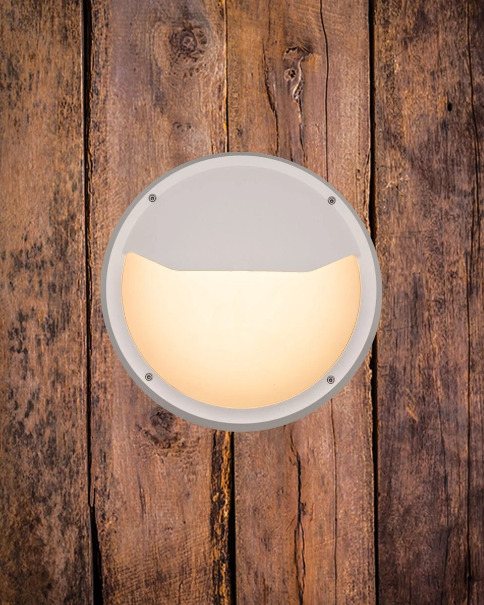 Luno Nuova Vegglampe 30 Cm Utendørs IP65 13W 3000K IK6 - Hvit 4 Luno Nuova Vegglampe 30 Cm Utendørs IP65 13W 3000K IK6 - Hvit - Bilde 2