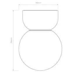 Lyra 140 Taklampe For Baderom IP44 G9 -Lightup Butikk Lyra 140 taklampe for baderom IP44 G9 Taklamper Astro Lighting Asg 1472003 3