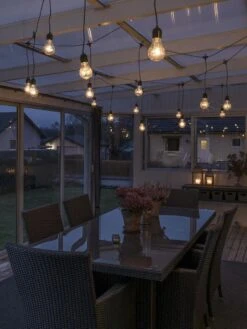 Konstsmide Lysslynge 10 Lys, Nedhengt - Amber 24 Konstsmide Lysslynge 10 Lys, Nedhengt - Amber -Lightup Butikk Lysslynge 10 lys nedhengt Amber Utebelysning Lysslynge Konstsmide 2383 800 10