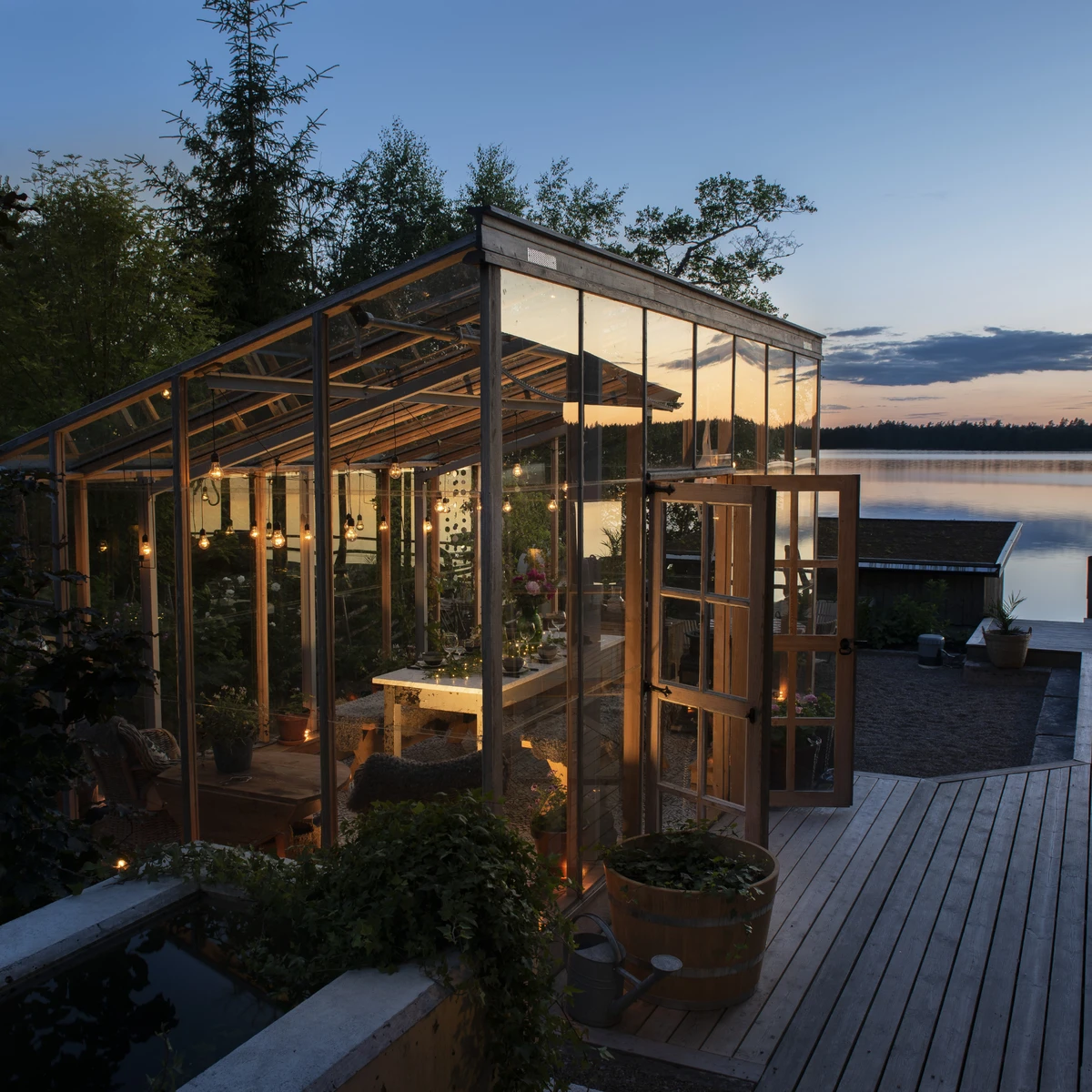 Konstsmide Lysslynge 10 Lys, Nedhengt - Amber 7 Konstsmide Lysslynge 10 Lys, Nedhengt - Amber - Bilde 5