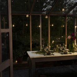 Konstsmide Lysslynge 10 Lys, Nedhengt - Amber 22 Konstsmide Lysslynge 10 Lys, Nedhengt - Amber -Lightup Butikk Lysslynge 10 lys nedhengt Amber Utebelysning Lysslynge Konstsmide 2383 800 8