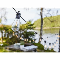 Markslöjd Lysslynge 10 Lys Stor - Garden 24 - Svart -Lightup Butikk Lysslynge 10 lys stor Garden 24 Svart Utebelysning Garden 24 Markslojd Mrk 107293 10