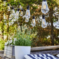 Markslöjd Lysslynge 10 Lys Stor - Garden 24 - Svart -Lightup Butikk Lysslynge 10 lys stor Garden 24 Svart Utebelysning Garden 24 Markslojd Mrk 107293 11