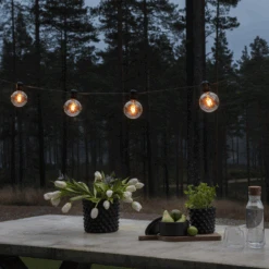 Konstsmide Lysslynge 10 Lys Utskiftbar - Amber -Lightup Butikk Lysslynge 10 lys utskiftbar Amber Utebelysning Lysslynge Konstsmide 2393 800 4