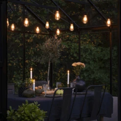 Konstsmide Lysslynge 10 Lys Utskiftbar Nedhengt - Amber