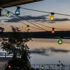 Konstsmide Lysslynge 20 Lys - Flerfarget