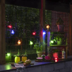 Konstsmide Lysslynge 20 Lys - Flerfarget -Lightup Butikk Lysslynge 20 lys Flerfarget Utebelysning Lysslynge Konstsmide 2379 500 3