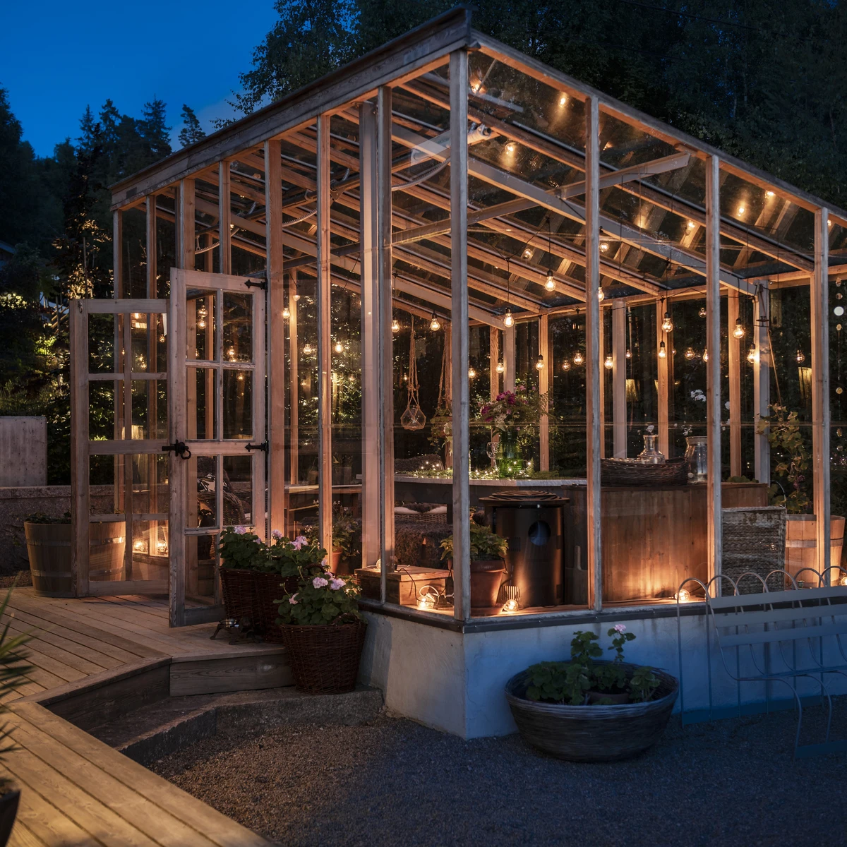 Konstsmide Lysslynge 20 Lys Nedhengt- Amber 3 Konstsmide Lysslynge 20 Lys Nedhengt- Amber