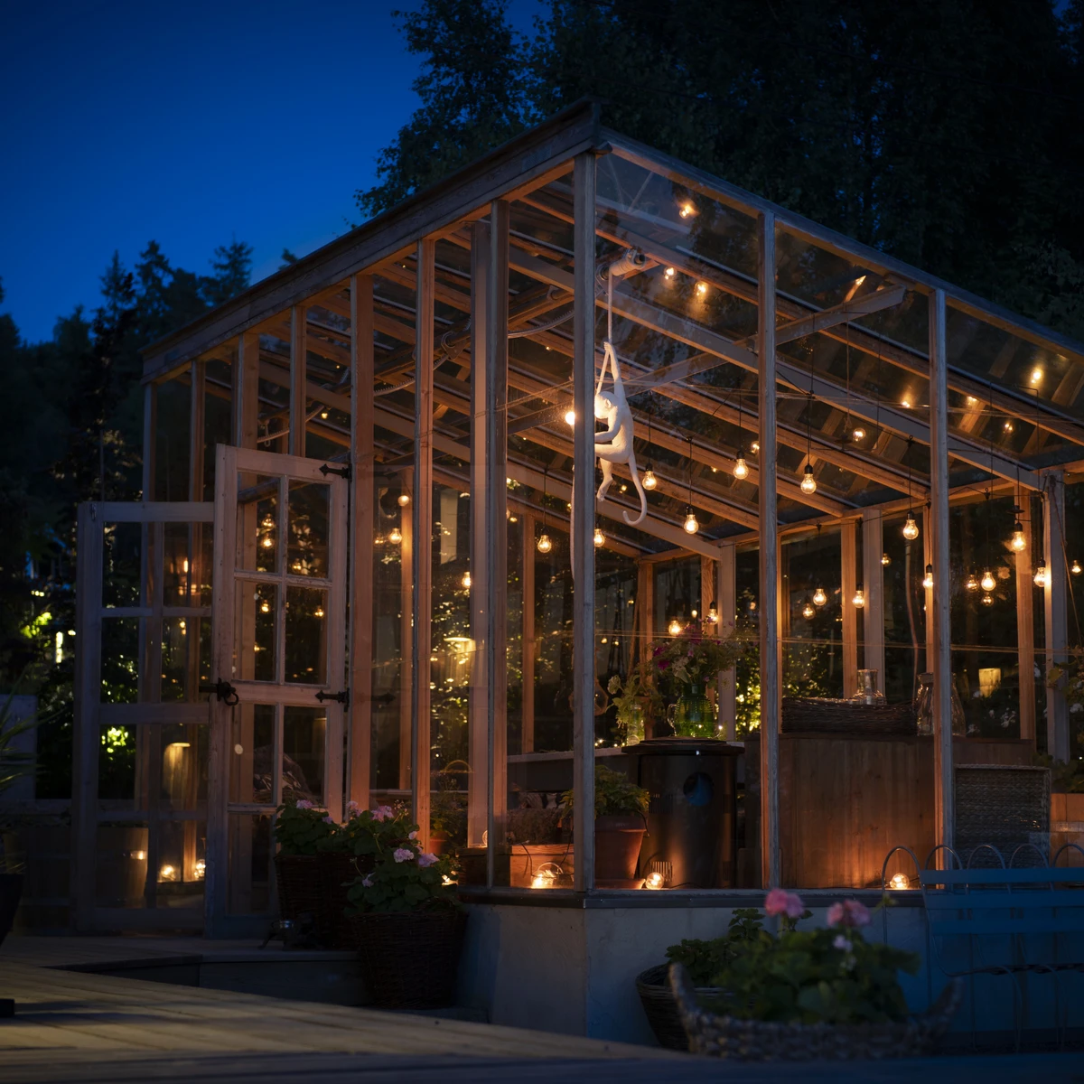 Konstsmide Lysslynge 20 Lys Nedhengt- Amber 10 Konstsmide Lysslynge 20 Lys Nedhengt- Amber - Bilde 8