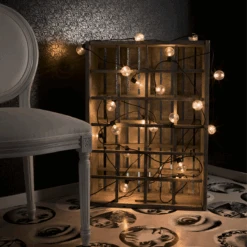 Konstsmide Lysslynge 20 Lys, Plast - Amber -Lightup Butikk Lysslynge 20 lys plast Amber Utebelysning Lysslynge Konstsmide 2374 800 4