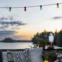 Konstsmide Lysslynge 20 Mini Lys - Flerfarget -Lightup Butikk Lysslynge 20 mini lys Flerfarget Utebelysning Lysslynge Konstsmide 2386 500 3