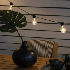 Konstsmide Lysslynge 5 Lys, Batteri Og Timer - Amber