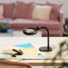 Magni Portabel Oppladbar Bordlampe Med Forstørrelsesglass -Lightup Butikk Magni portabel oppladbar bordlampe med forstorrelsesglass Bordlamper Halo Designs 5705639747689 1