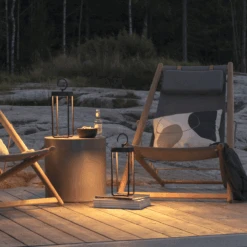 Konstsmide Manorolalanterne Bord/gulv 39 Cm IP54 Oppladbar - Svart -Lightup Butikk Manorola lanterne bordgulv 39 cm IP54 oppladbar Svart Utebelysning Hagebelysning Konstsmide 7820 750 4